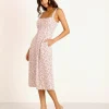 Capulet Dresses>Sunny Midi Dress Dotted Micro Floral