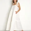 Cleobella Dresses>Abigail Ankle Dress Ivory