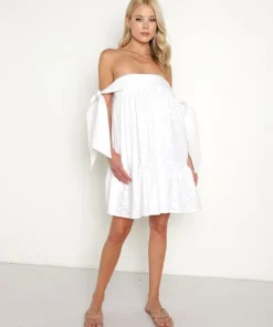 Cleobella Dresses>Cara Mini Dress White