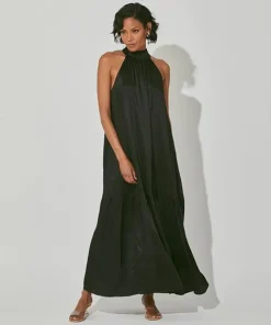 Cleobella Dresses>Laura Ankle Dress Black