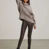 Commando Pants>Faux Leather Legging with Control Gray Snake