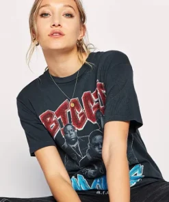 Daydreamer Tops>Biggie Smalls NYC Weekend Tee Vintage Black
