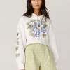 Daydreamer Knits>Grateful Dead Sunshine Daydream Cropped Hoodie