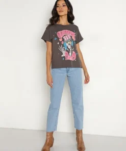 Daydreamer Tops>Grateful Dead Forever Skelly Reverse GF Tee