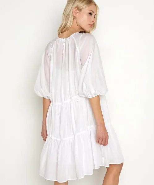 Devotion Dresses>Saint John Short Dress White