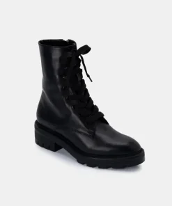 Dolce Vita Boots>CLEAR Sustainable Lottie Combat Boot Black