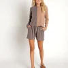 DONNI. Knits | Tops>Duo Sweater Cardi Camel/Chocolate