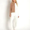DONNI. Knits | Tops>Duo Sweater Cardi Creme/Camel