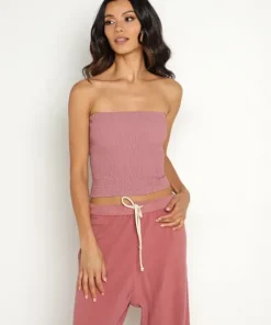 DONNI. Tops>Pop Tube Rhubarb