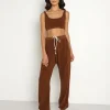 DONNI. Pants>Roll Sweatpants Chocolate