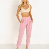 DONNI. Pants>Sweater Henley Sweatpants Rose