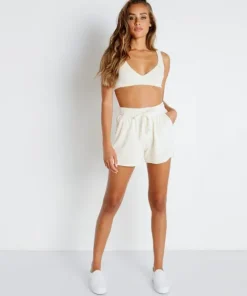 DONNI. Shorts>Terry Henley Short Cream