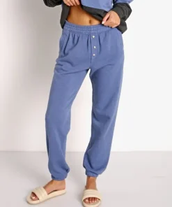 DONNI. Pants>Vintage Fleece Jogger Indigo