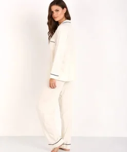 Eberjey Pj Sets>Gisele PJ Set Ivory/Navy