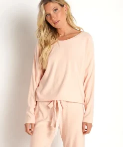 Eberjey Sleep Shirts | Knits>Softest Sweats Slouchy Top Spanish Villa