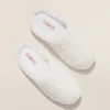 Eberjey Slippers | Hosiery>The Sherpa Slipper Ivory