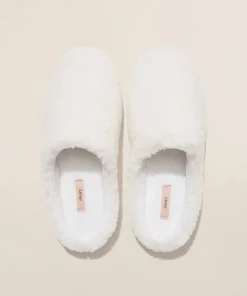 Eberjey Slippers | Hosiery>The Sherpa Slipper Ivory