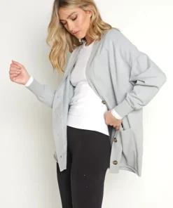 Electric & Rose Knits>Electric & Rose Dresden Cardigan Thunder Grey
