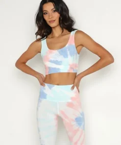 Electric & Rose Sports Bras>Electric & Rose Fairfax Bra Wave Rosey/Pacific/Dew
