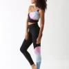 Electric & Rose Sports Bras>Electric & Rose Kai Sports Bra Beam Onyx/Taffy/Periwinkle