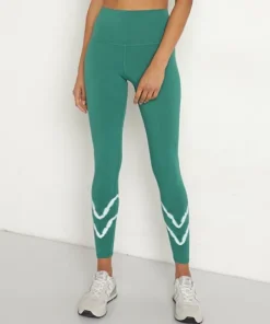 Electric & Rose Bottoms>Electric & Rose Sunset Legging Chevron Kelly/Cloud