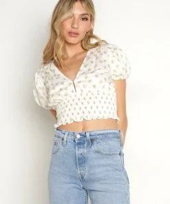 Faithfull the Brand Tops>Alba Top Cairo Floral