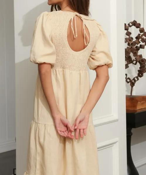 Faithfull the Brand Dresses>Alberte Dress Plain Sand