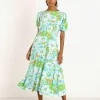 Faithfull the Brand Dresses>Beline Midi Dress Gardone Floral
