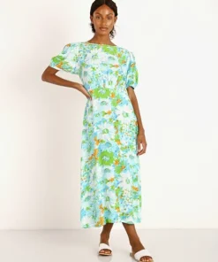 Faithfull the Brand Dresses>Beline Midi Dress Gardone Floral
