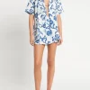 Faithfull the Brand Tops>Charlita Shirt Dress Ensola Floral