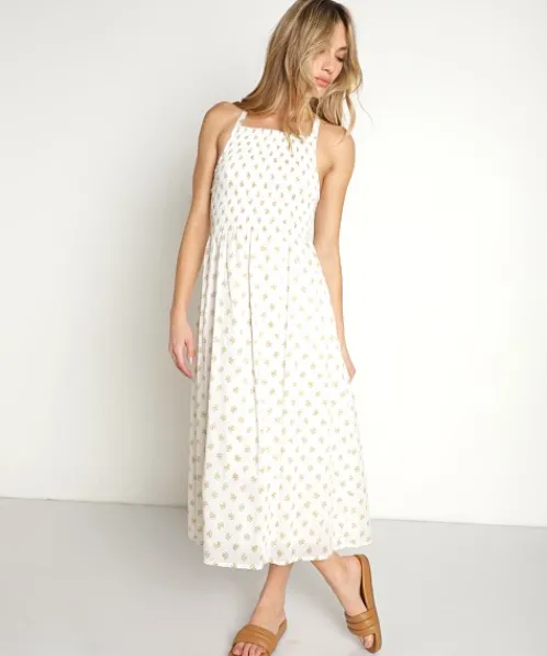 Faithfull the Brand Dresses>Claretta Midi Dress Cairo Floral