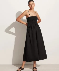 Faithfull the Brand Dresses>Marieka Midi Dress Black