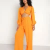Faithfull the Brand Tops>Palmera Top Tangerine