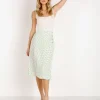 Faithfull the Brand Skirts>Racquel Skirt Lula Dot Print