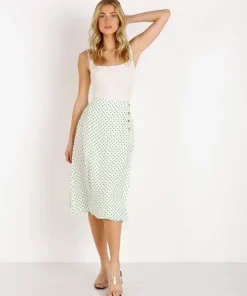 Faithfull the Brand Skirts>Racquel Skirt Lula Dot Print