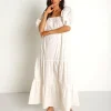Faithfull the Brand Dresses>Ronan Midi Dress Shell