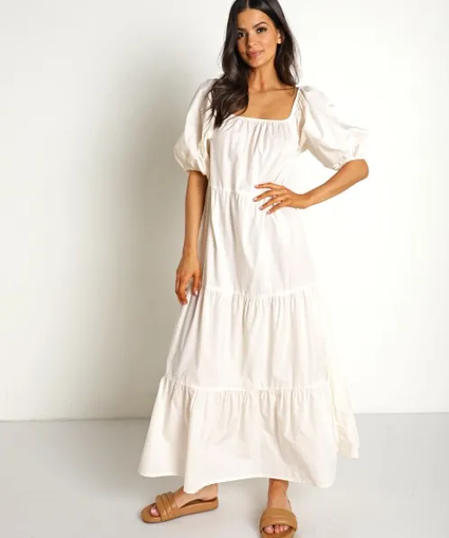 Faithfull the Brand Dresses>Ronan Midi Dress Shell