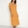 Faithfull the Brand Dresses>Valetta Midi Dress Ermita Floral