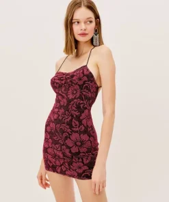 For Love & Lemons Dresses>For Love & Lemons Constance Slip Dress Mulberry