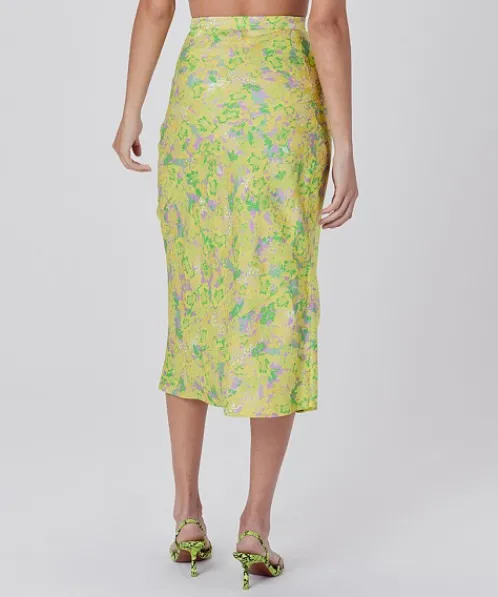 For Love & Lemons Skirts>For Love & Lemons Dubois Midi Skirt Freedom Floral