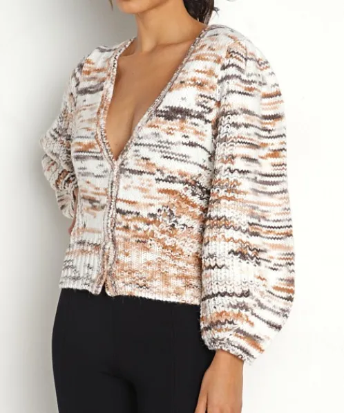 For Love & Lemons Knits>For Love & Lemons Geri Cardigan Multi