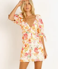 For Love & Lemons Dresses>For Love & Lemons Julep Mini Dress Coral
