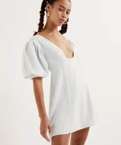 For Love & Lemons Dresses>For Love & Lemons Leslie Mini Dress Blue