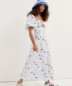 For Love & Lemons Dresses>For Love & Lemons Lexy Maxi Dress White Floral