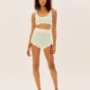 For Love & Lemons Shorts>For Love & Lemons Lizzy Stripe Knit Short Mint