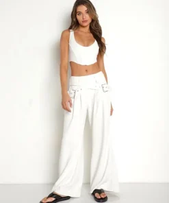 For Love & Lemons Tops>For Love & Lemons Nomi Crop Top