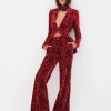 For Love & Lemons Pants>For Love & Lemons Penny Pant Red