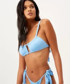Frankie's Bikinis Bikinis>Willow Bikini Top Chambray