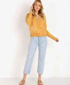 Heartloom Knits>Chloe Sweater Marigold