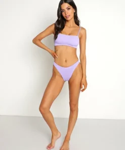 Hunza G Bikinis>Crinkle Gigi Bikini Lilac